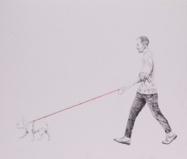 Carlos Alarcon, With His Dog, 2025