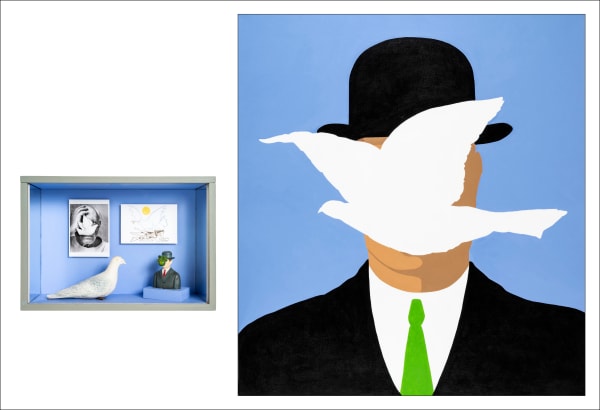 Elsa Zambrano, Magritte Dove, 2022-2023