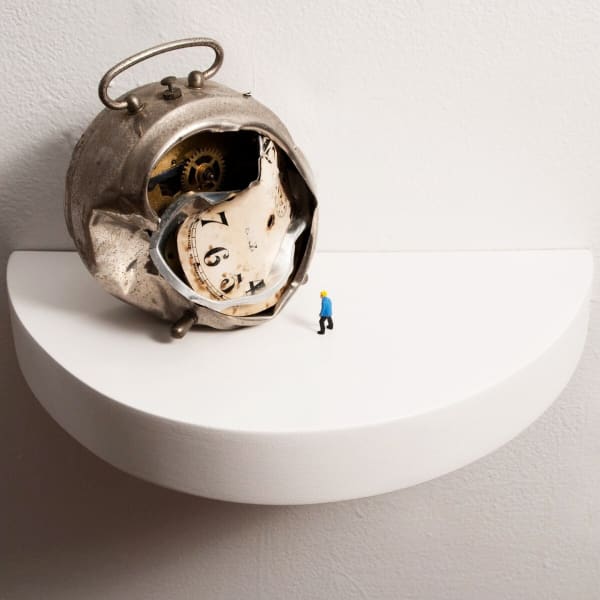 Liliana Porter, To Fix It (man with blue Jacket), 2017