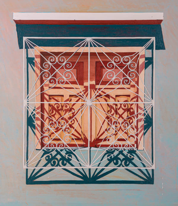 Génesis Alayón, Ventana ornamentada de tarde, 2023