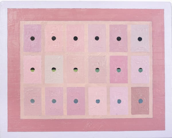 Cipriano Martinez, Pigeonhole. Pink, 2021