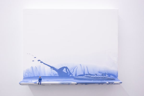 Liliana Porter, Blue and Blue, 2022