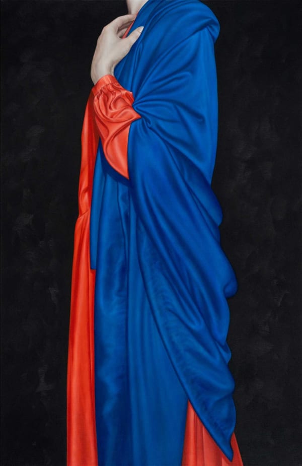 Drago Persic, Bergotte #15 (F. Lippi / Lapislazuli, Ultramarin, Pyrrol Rot), 2025