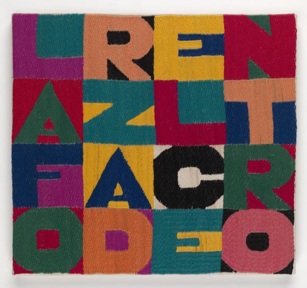 Alighiero Boetti, La Forza del Centro, 1989