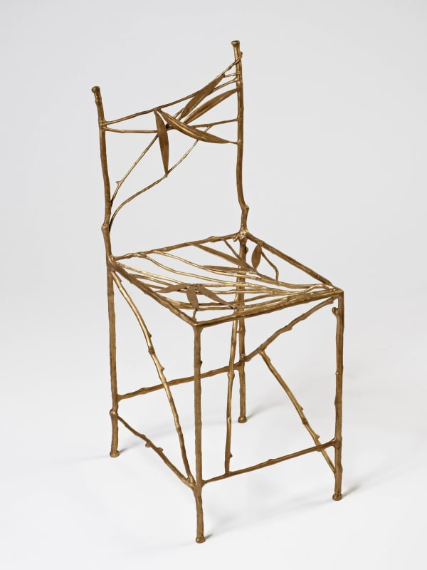 Claude Lalanne, Chaise Feuilles Bambou (Droite), 2009/2010