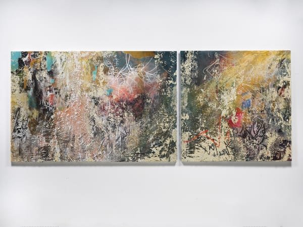 José Parlá, Echo of Impressions, 2018