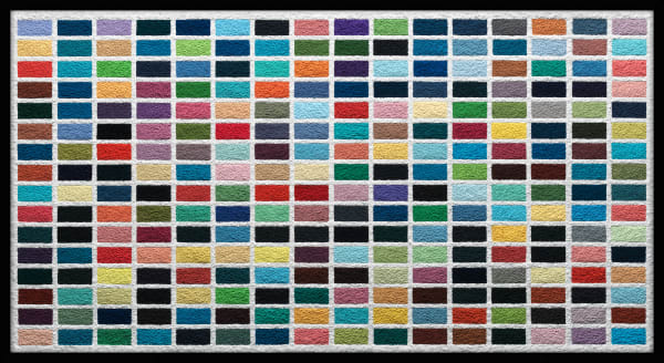 Vik Muniz, 256 Colours, after Gerhard Richter (Pictures of Pigment), 2015