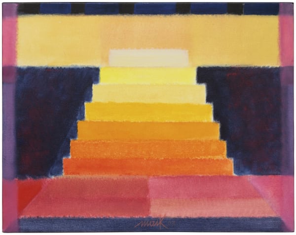 Heinz Mack, Bühnenbild für eine Oper für Farben (Chromatische Konstellation) [Stage Set for an Opera of Colours (Chromatic Constellation)], 2007