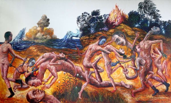Entang Wiharso, Second skin and second landscape, 2011
