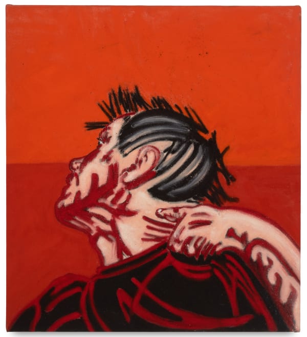 Tony Bevan, Self Portrait Neck (PC885), 1988