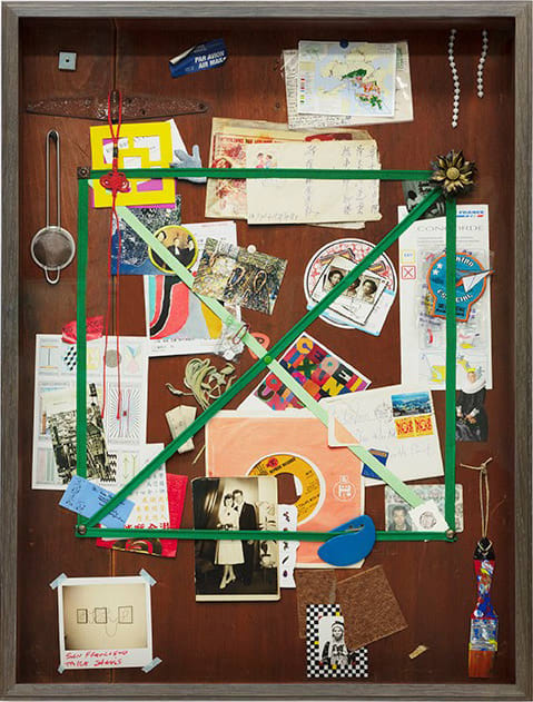 Vik Muniz, Letter Rack Hong Kong (Brown) (Handmade), 2019