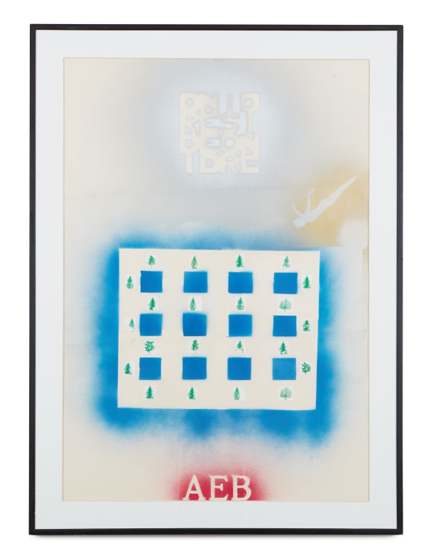 Alighiero Boetti, Senza Titolo (AEB), 1981