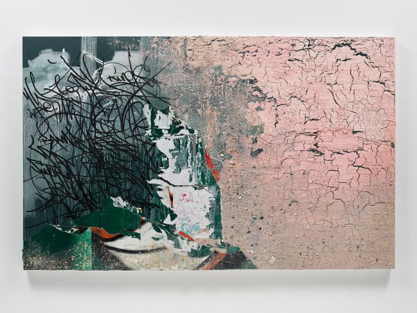 José Parlá, Time Engraved in Names, 2018