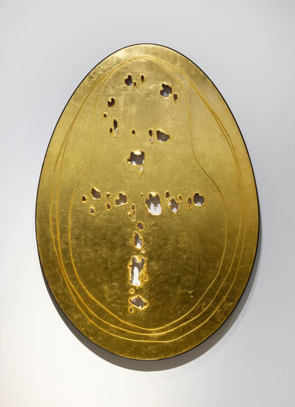 Gavin Turk, Holy Egg (Byzantine Gold), 2022