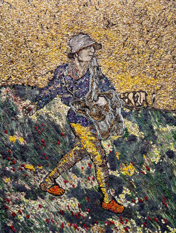 Vik Muniz, The Sower, after Van Gogh, 2011