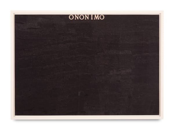 Alighiero Boetti, Ononimo, 1975