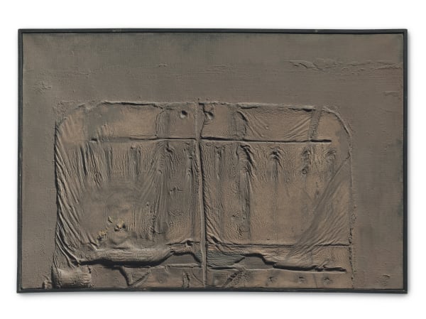 Antoni Tàpies, Tot Marró Amb Relleu, 1961