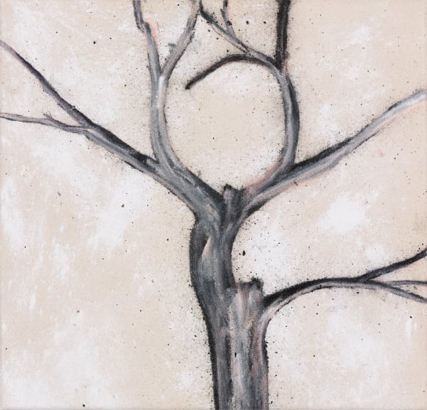 Tony Bevan, Epistrophy Grey White (PC2212), 2022