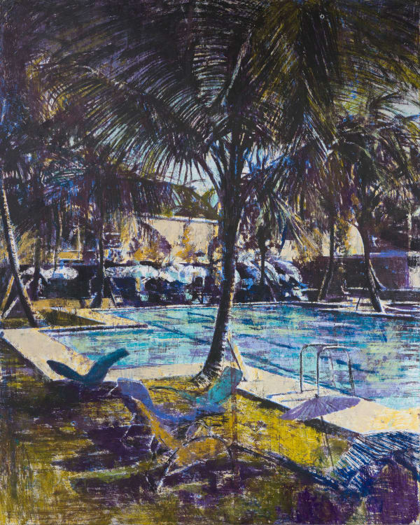 Enoc Perez, Pool at Dorado Beach Hotel, Puerto Rico, 2022