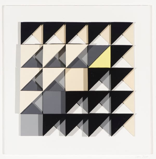 Vikki Slowe - Abstract Construction with Yellow No. 1