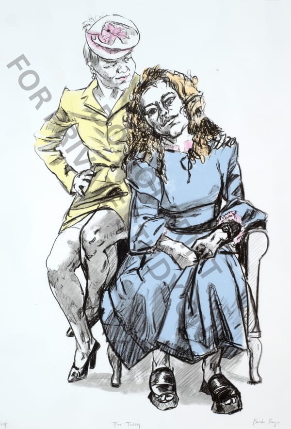 Paula Rego, Mother with Big Daughter, 1997
