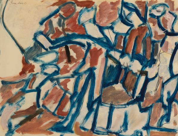 David Bomberg, Ghetto Theatre, Study, c. 1920