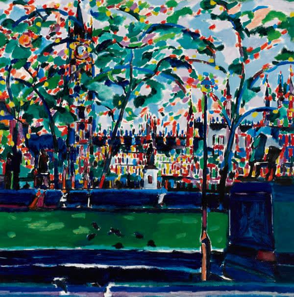 Philip Sutton - Parliament Square, 1988