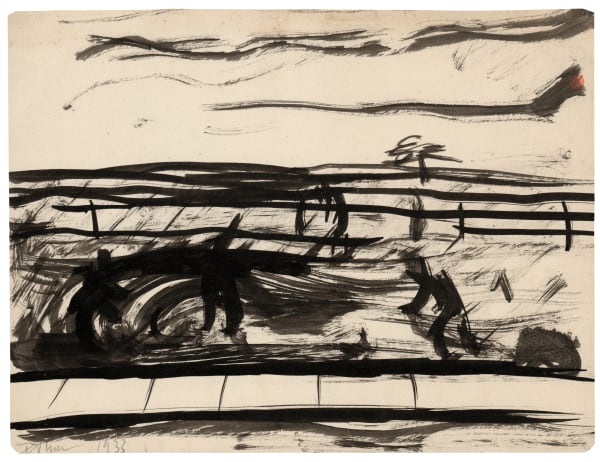 Franciszka Themerson, Figure on the road (1), 1933