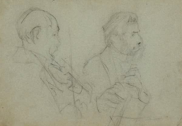 Enrico Glicenstein, The Musicians (Pilichowski and his teacher)