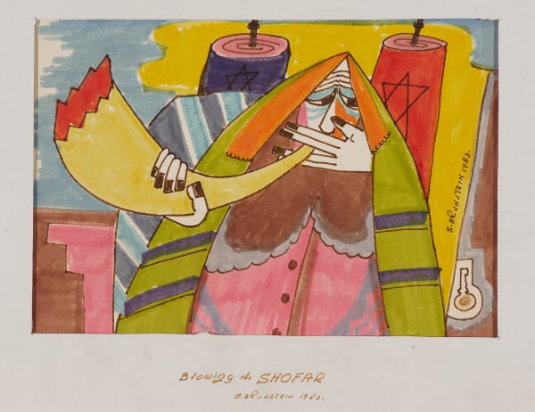 Stanislaw Brunstein - Blowing the Shofar, 1983