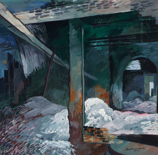 Ernest Greenwood - Untitled (Ruins by Moonlight, Berlin)