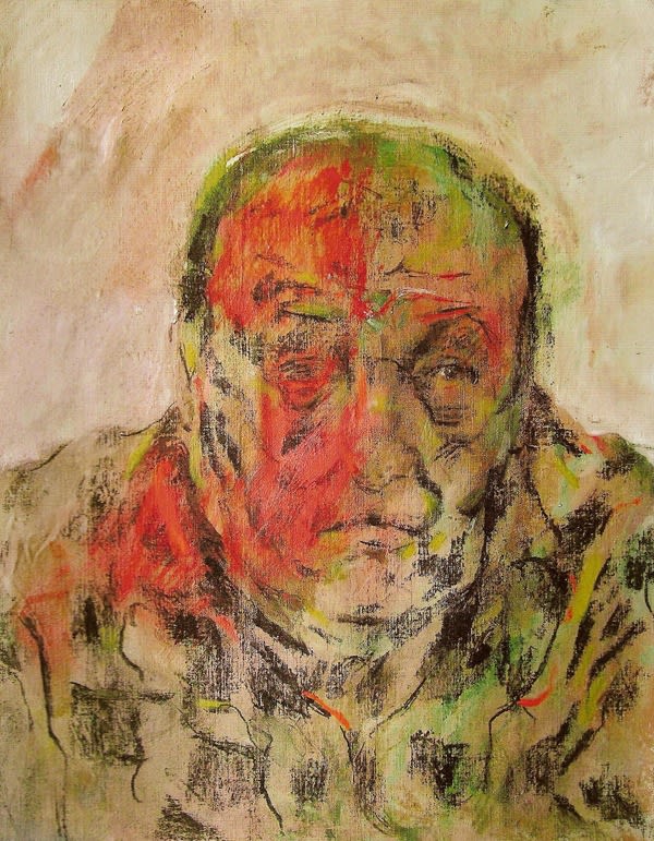 Alfred Harris - Notes Towards a Self Portrait: Check Shirt, 2011