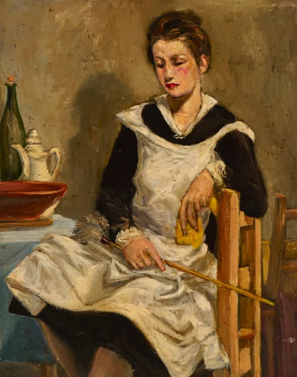 Eugen Spiro, Seated Girl