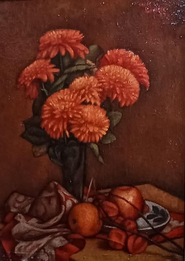 Mark Gertler, Chrysanthemums, 1927