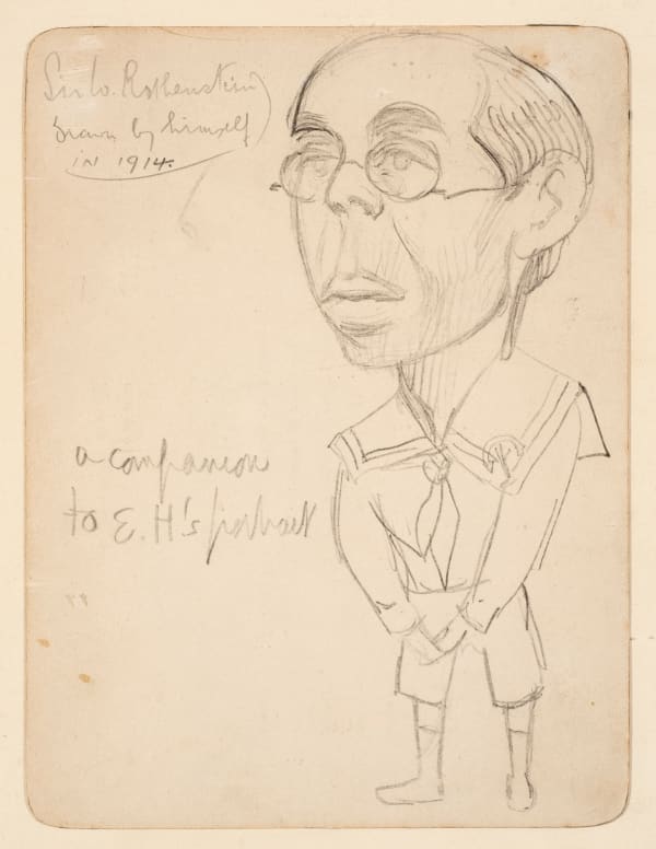 William Rothenstein, Self-portrait, 1914