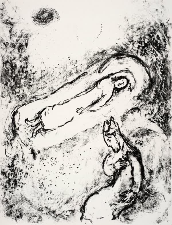 Marc Chagall, Miranda sleeps, 1975