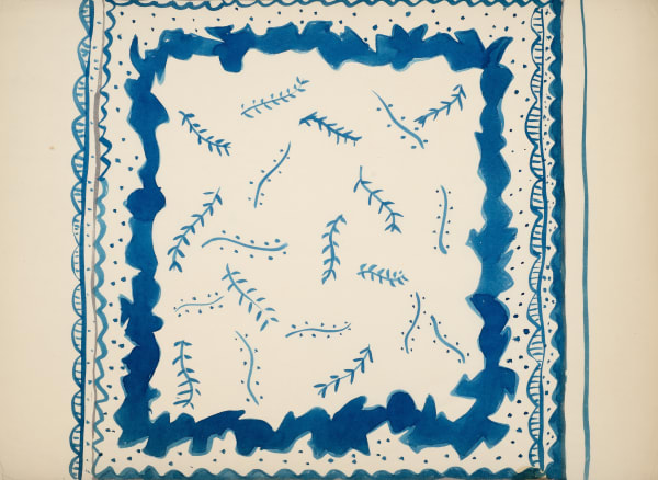 Lena Pillico, Scarf Design II, c. 1920-40