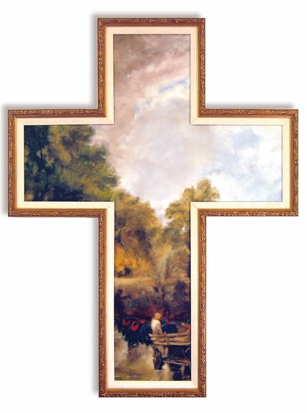 Rick Morris Pushinsky, In Every Dream Home a Heartache (after The Haywain by John Constable)