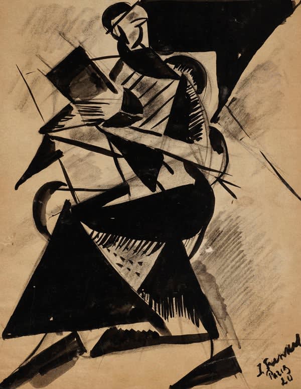 Yitzhak Frenkel-Frenel - Man with Torah (i), 1920