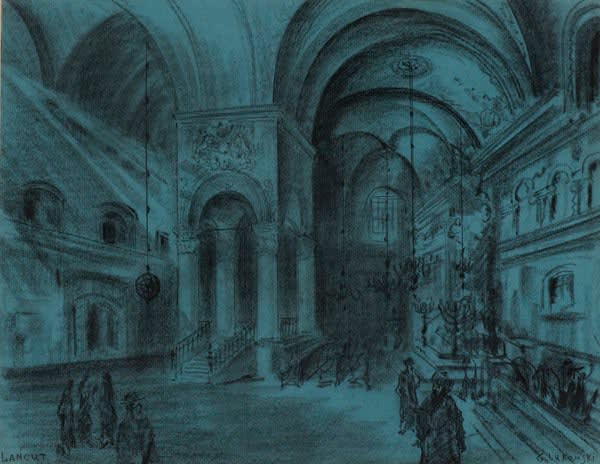 George Loukomski, Synagogue Interior: Łańcut