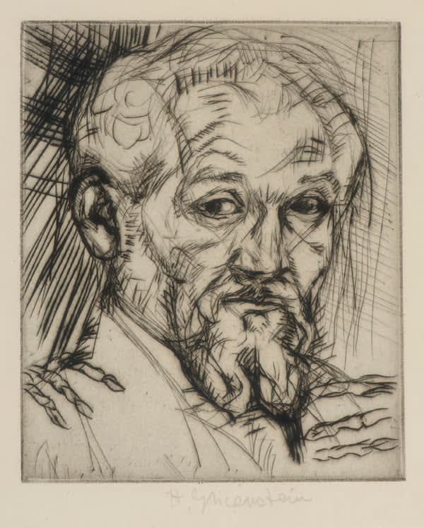Enrico Glicenstein - Self-Portrait