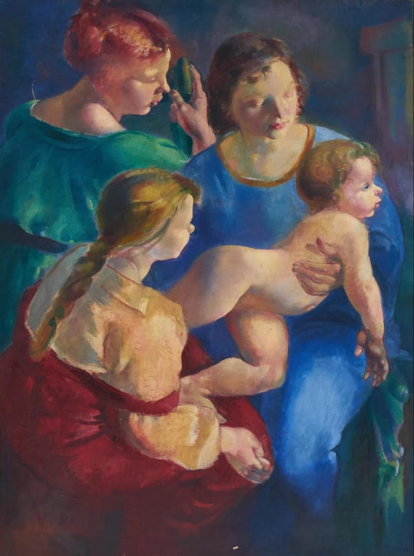 Clara Klinghoffer, Four Sisters (Rose, Fannie, Rachel, and baby Hilda), 1918