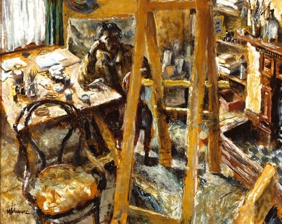 Hans Schwartz, Self-Portrait, c. 1950