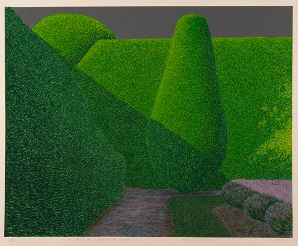 Norman Stevens - A Corner of Crathes Castle Gardens