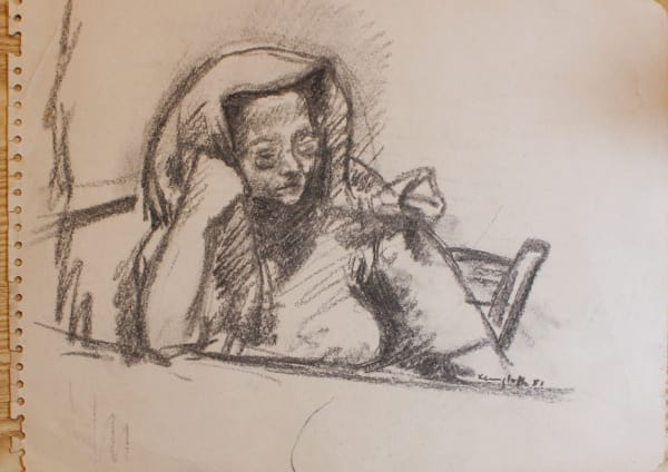 Clara Klinghoffer, Woman with a head cover