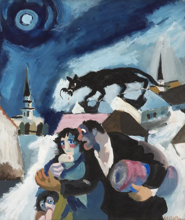 Josef Herman, Refugees, c. 1941
