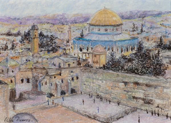 Lélia Pissarro - The Son of Mr Uri Visiting the Cotel