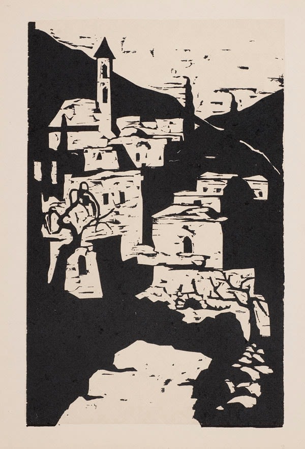 Jacob Pins, Mountain Village (from 'Landscapes')