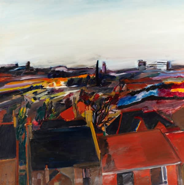 Ben Levene, Rooftops over Camberwell, 1969