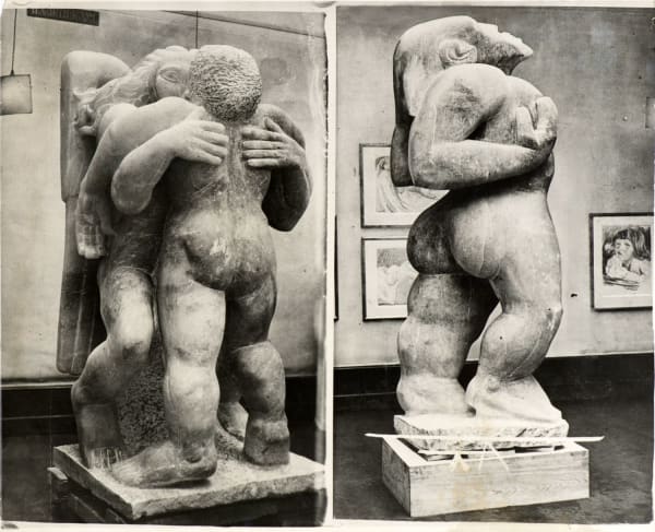 Unknown, Photograph of Jacob Epstein's 'Jacob and the Angel' and 'Adam'